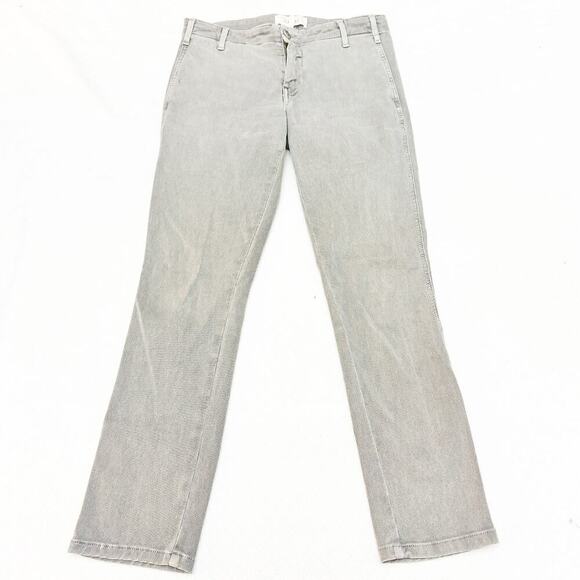 The Great Corduroy Style Slim Leg Gray Denim Stretch Jean Pants Size 28 - Picture 2 of 9
